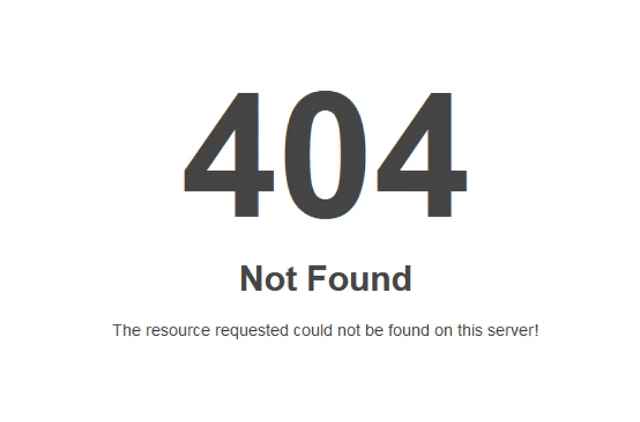 Página no encontrada, error 404